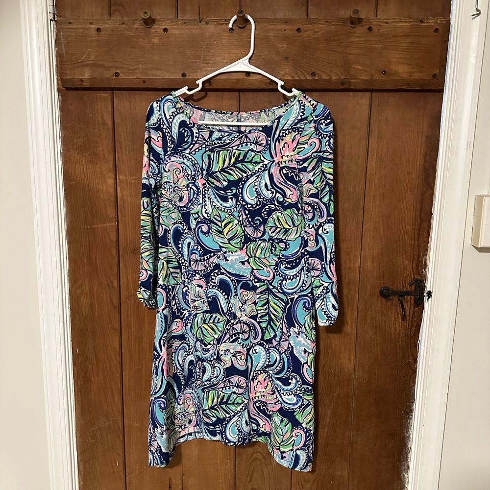Lilly Pulitzer Edna dress Hanging with Fronds xs - Picture 2 of 3